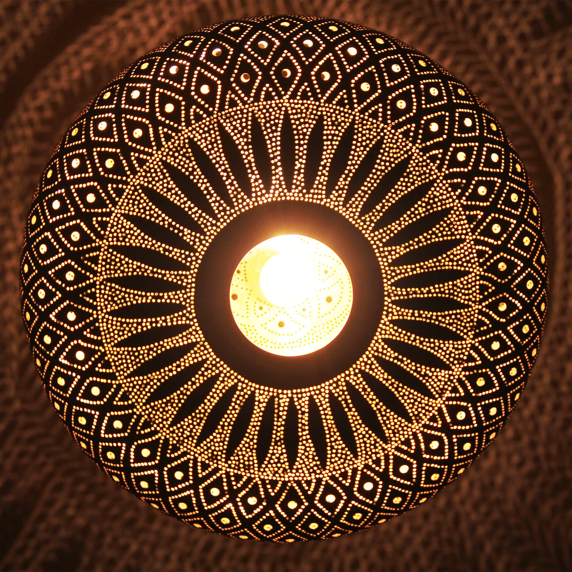 Moroccan Brass Pendant Light