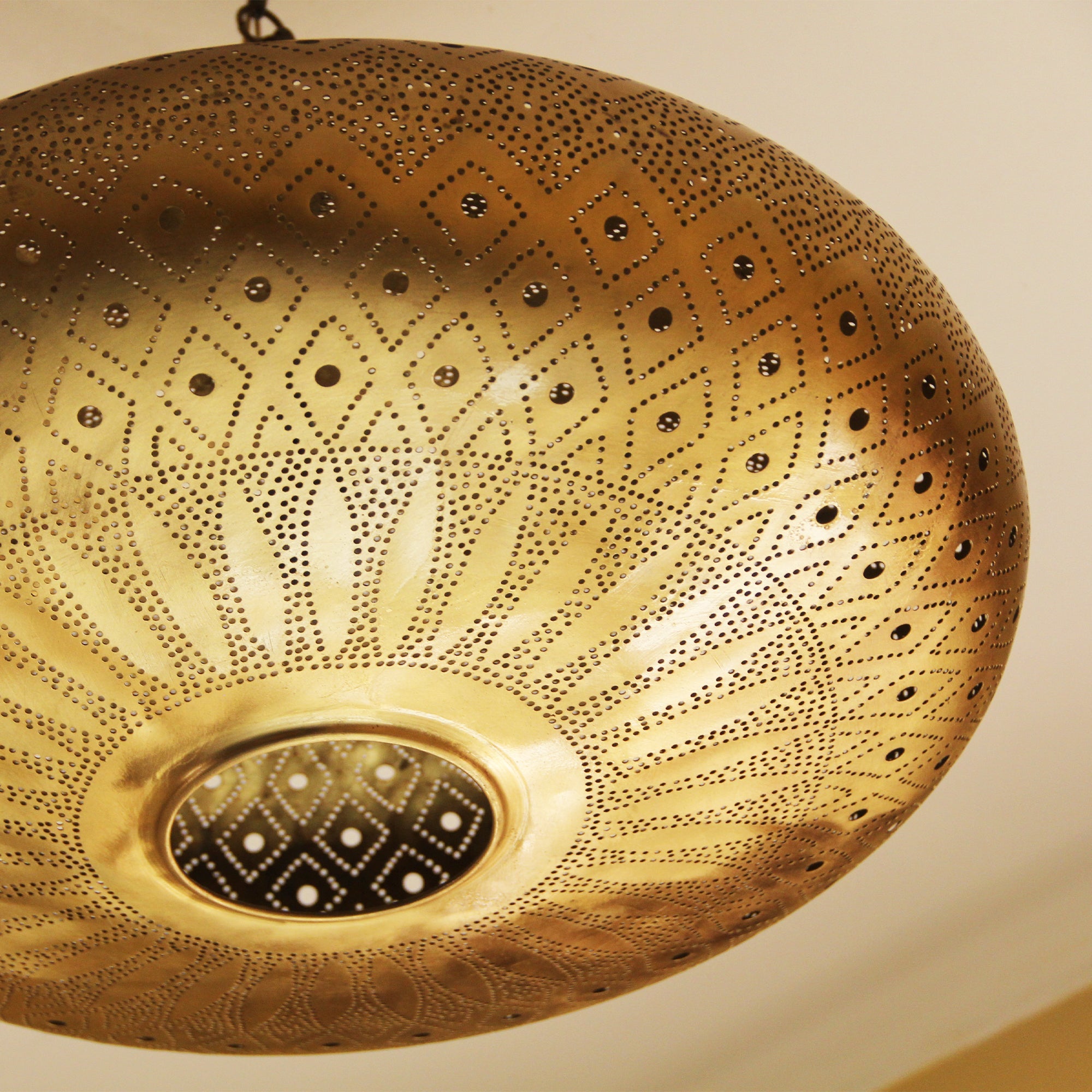 Moroccan Brass Pendant Light