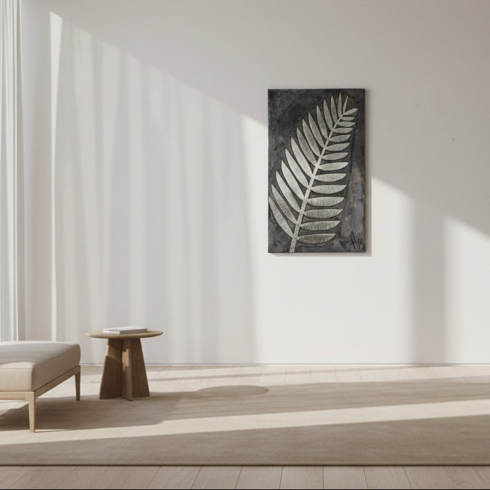 Handmade Brass Leaf Wall Art – Modern Botanical Decor