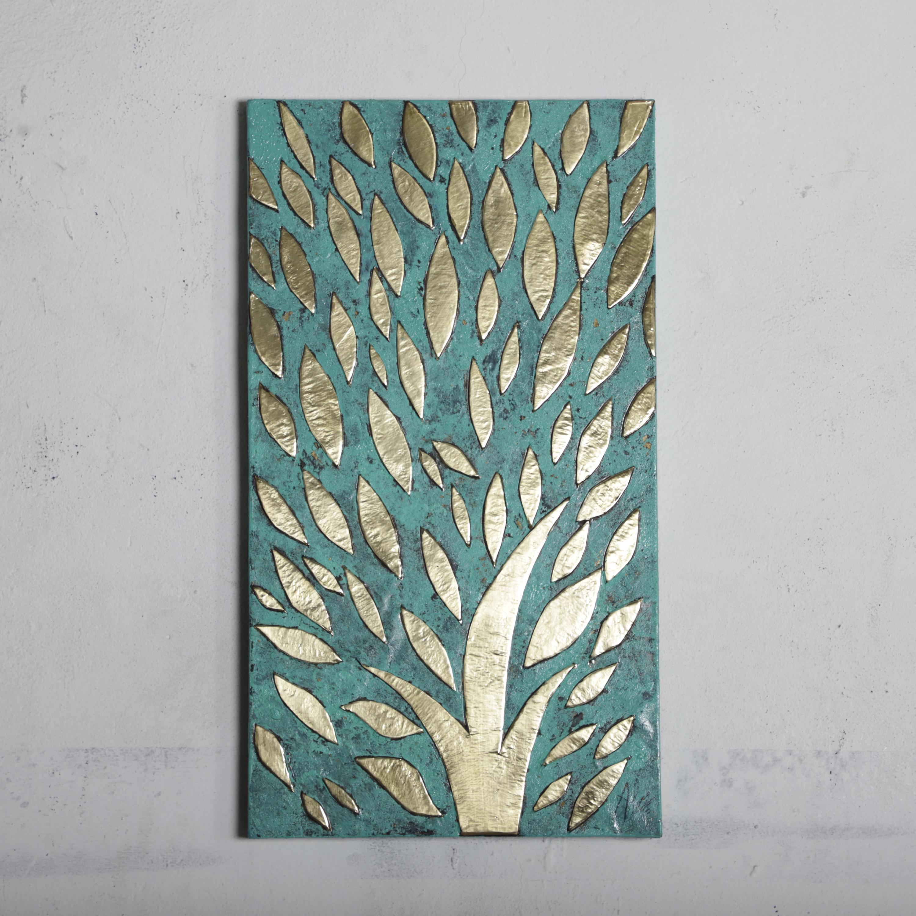Tree of Life Brass Wall Art – Handmade Moroccan Design