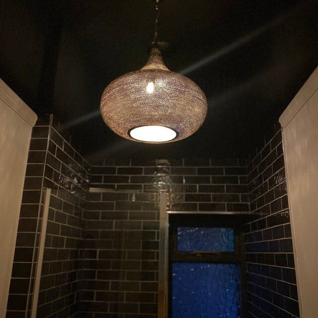 Handmade Moroccan Brass Pendant Light