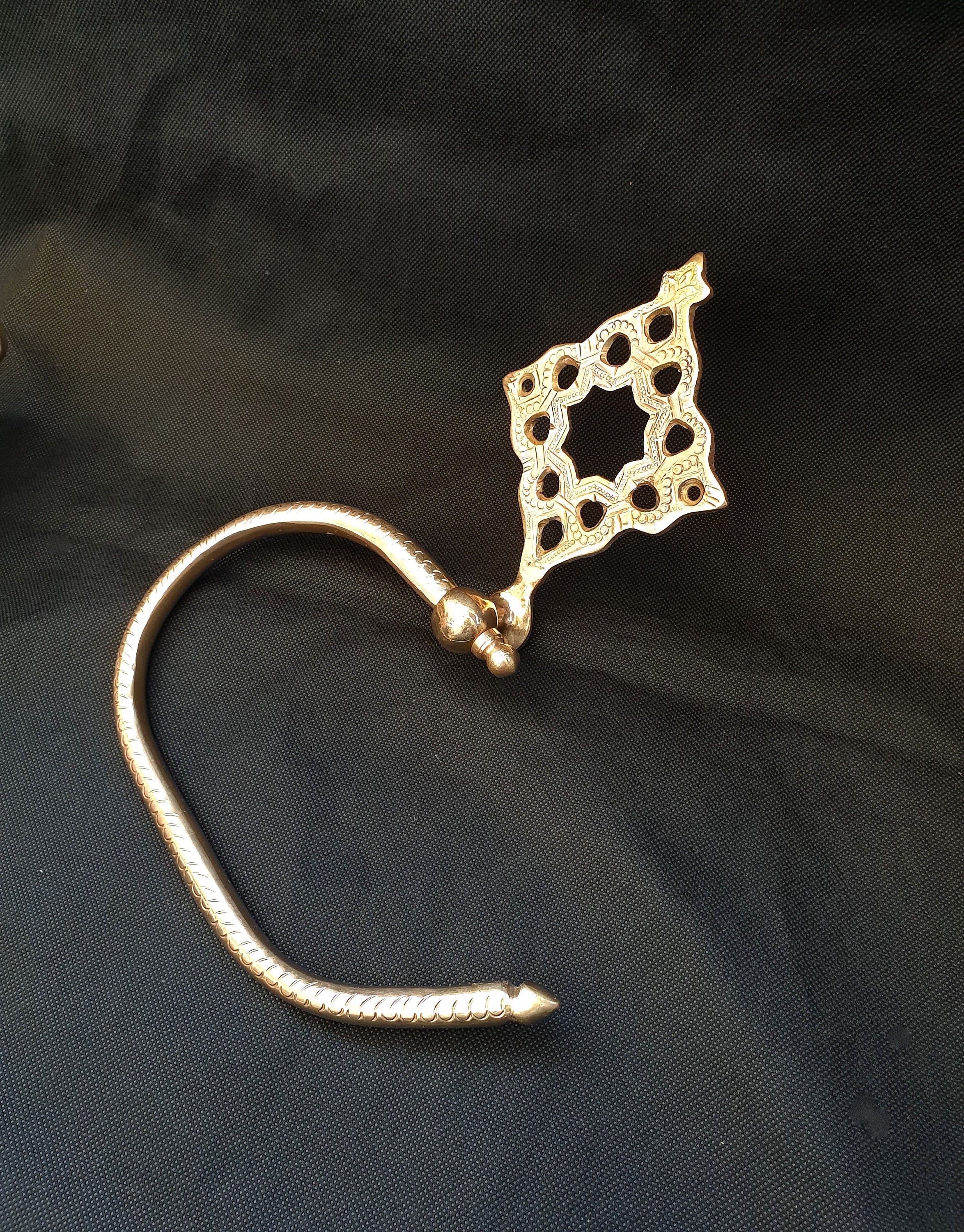 Set of 3 Brass Bathroom Accessories