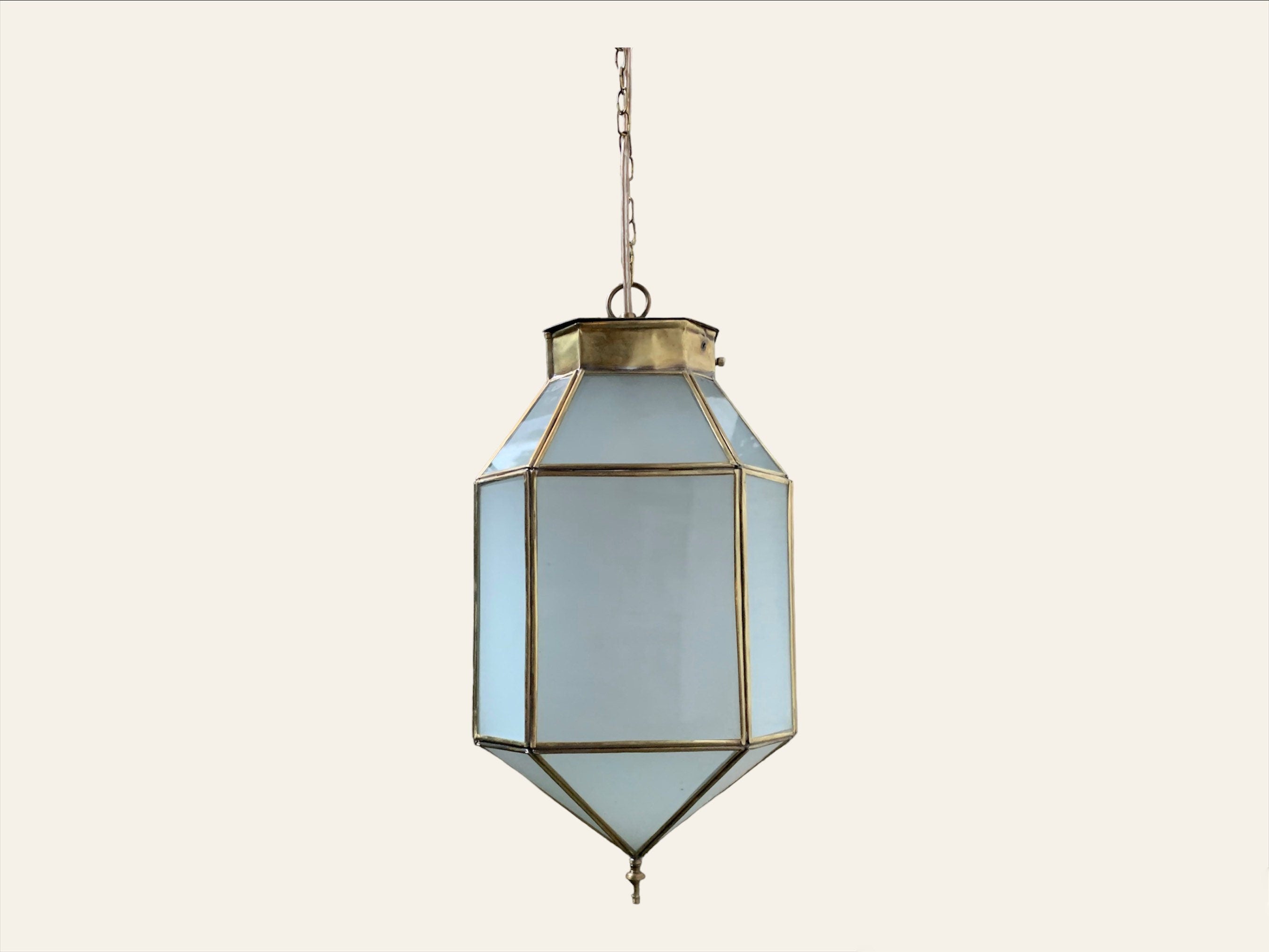 Handcrafted Moroccan Glass Pendant Light
