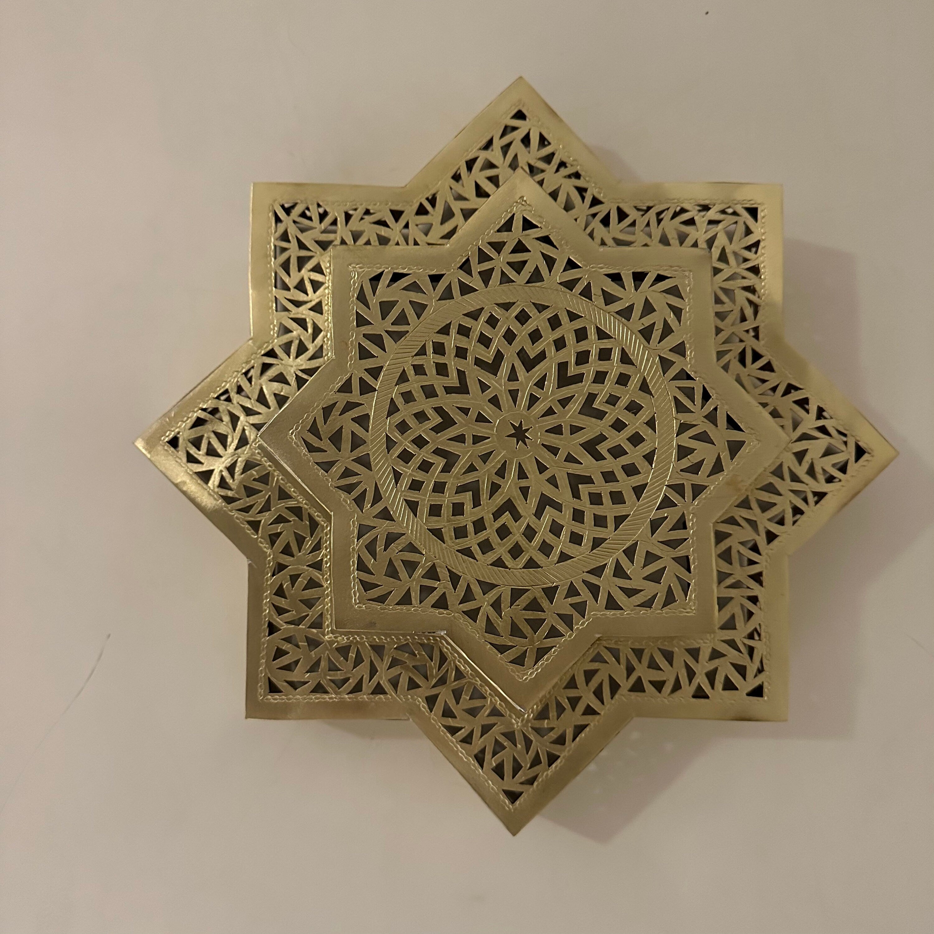 Moroccan Brass Sconce Lighting