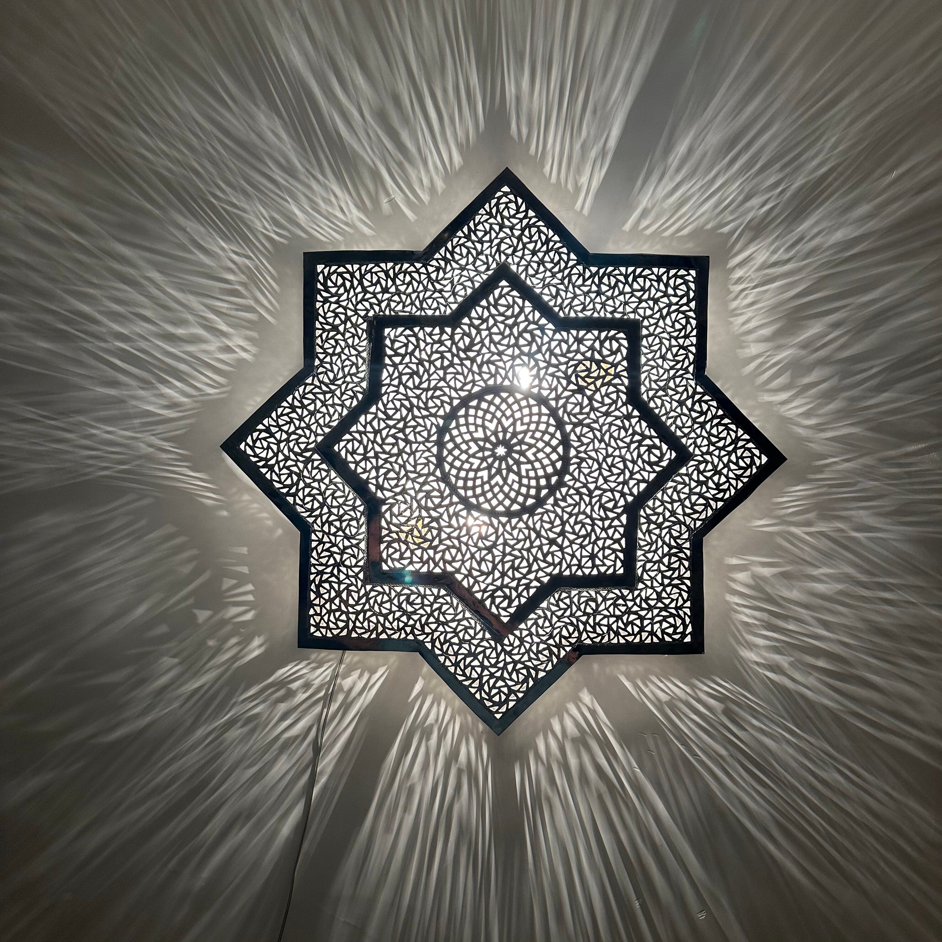 Moroccan Brass Sconce Lighting