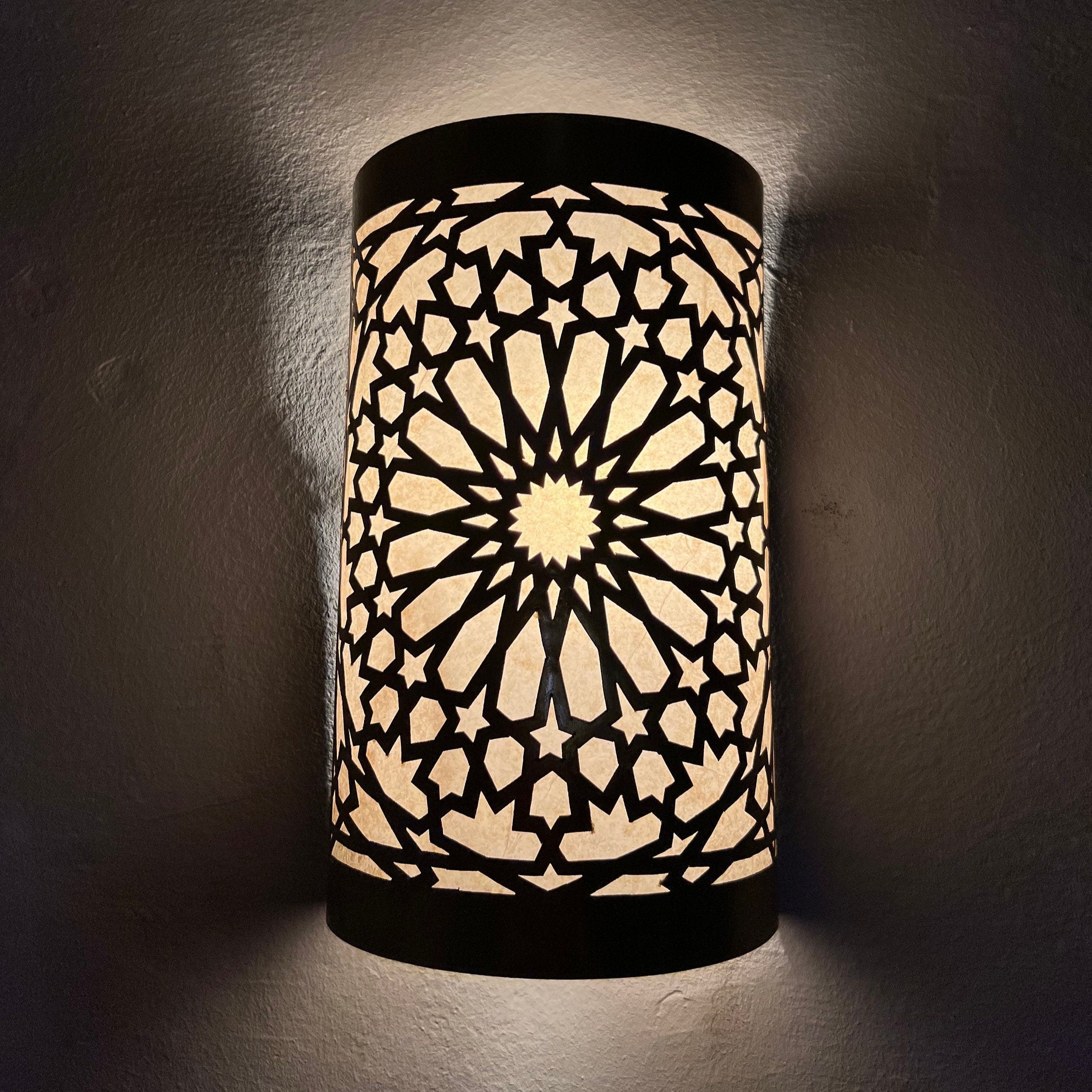 Brass Wall Sconce – Handmade Moroccan Lighting