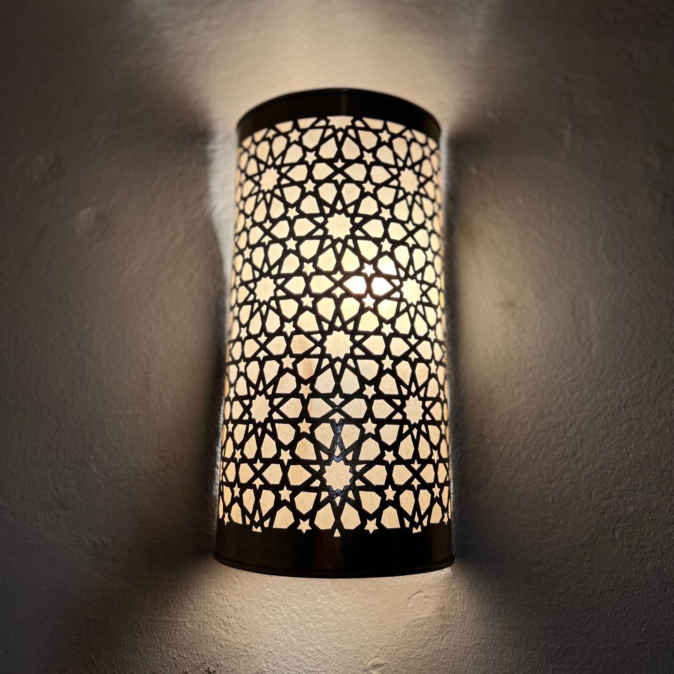 Brass Wall Lamp – Handmade Moroccan Lighting