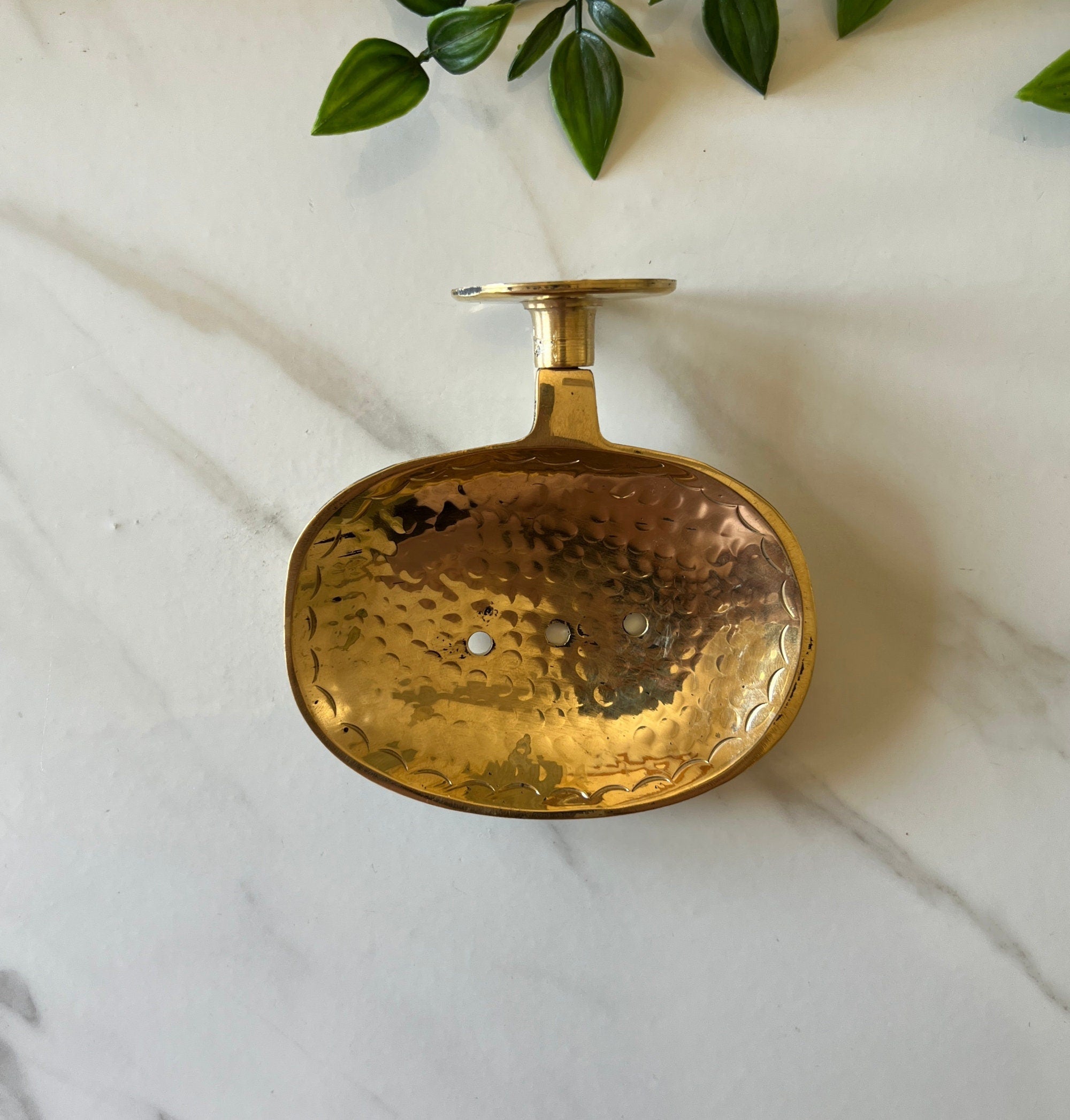 Handmade Brass Soap Holder – Vintage Wall Mount