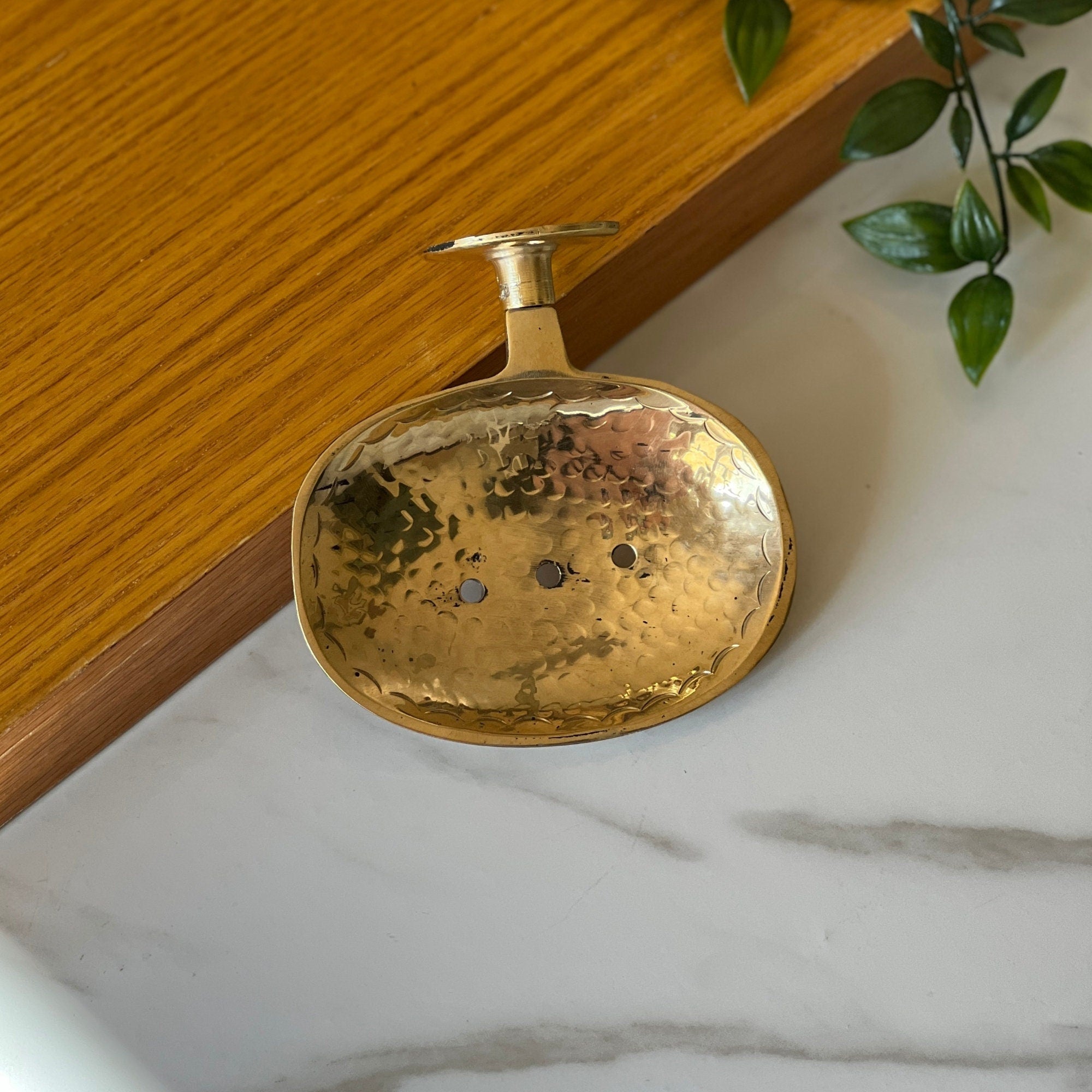 Handmade Brass Soap Holder – Vintage Wall Mount