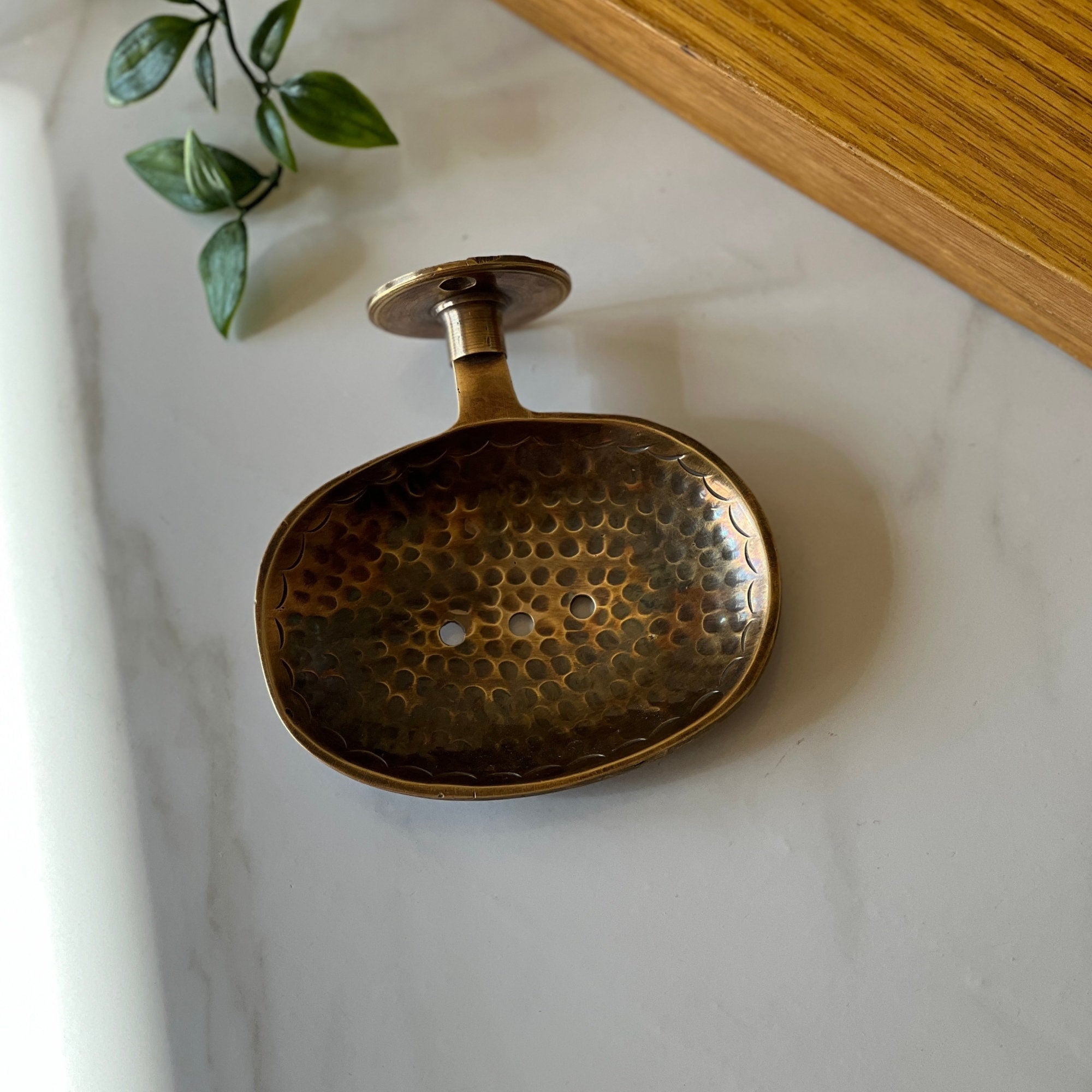 Handmade Brass Soap Holder – Vintage Wall Mount