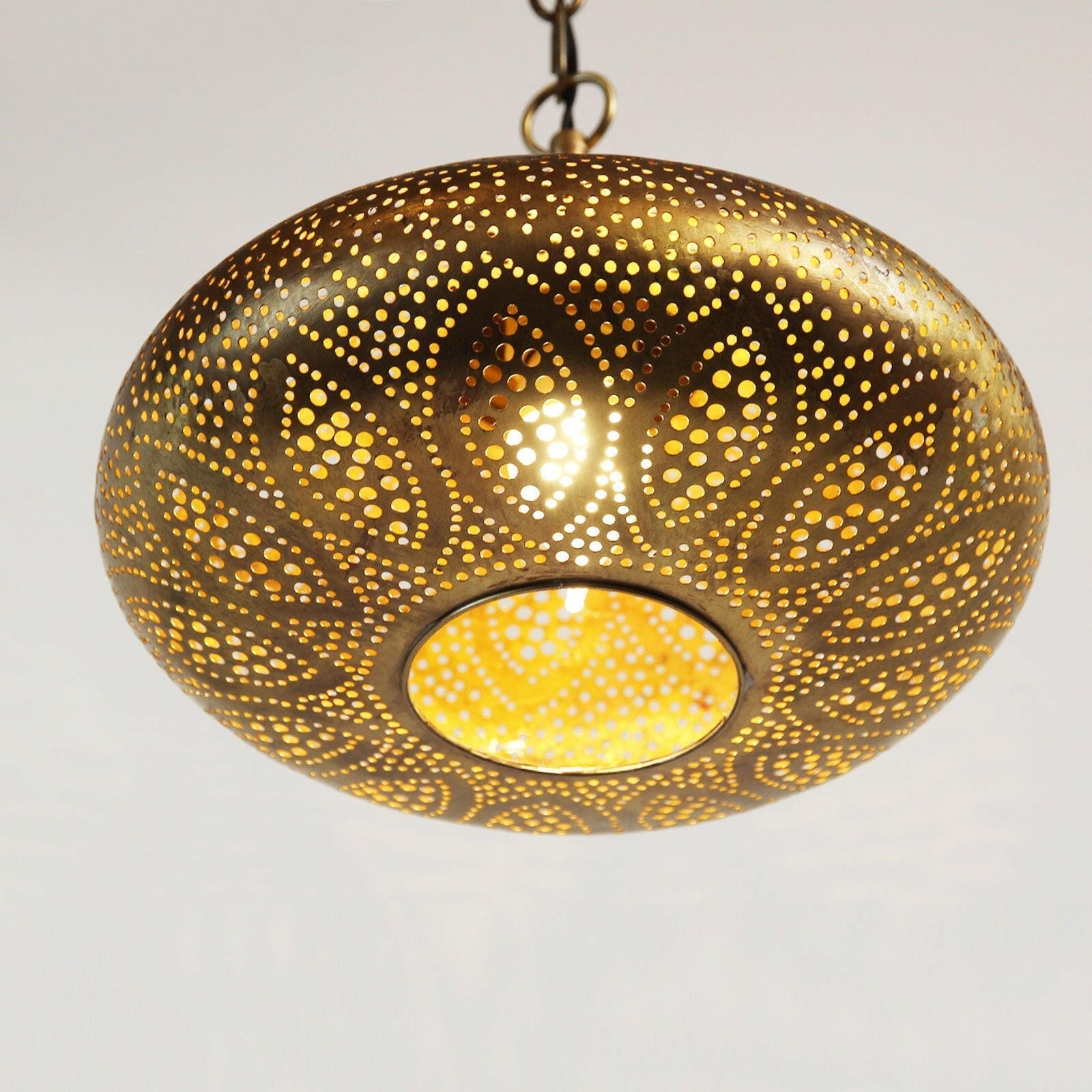 Moroccan Brass Ceiling Light