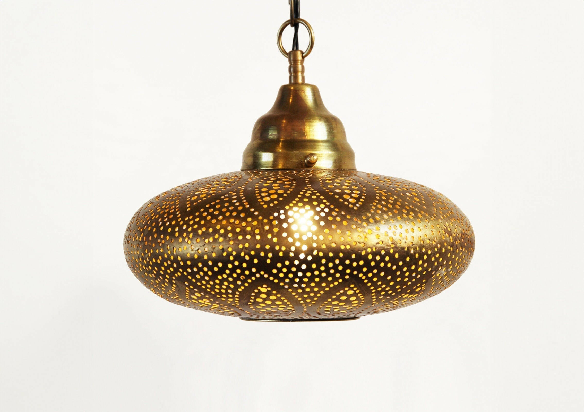 Moroccan Brass Ceiling Light