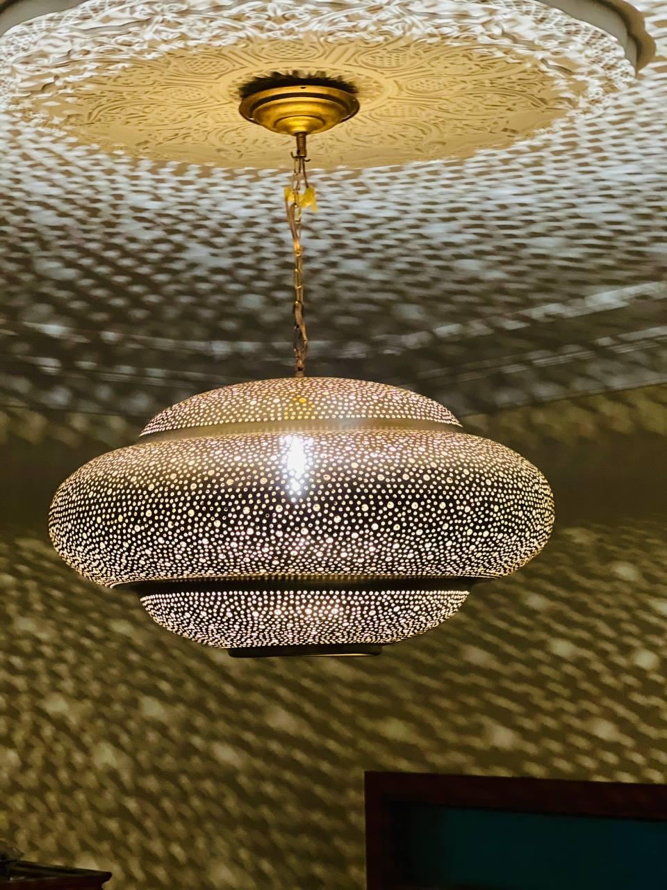 Moroccan Brass Pendant Light