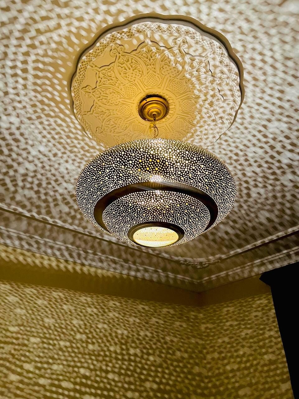 Moroccan Brass Pendant Light