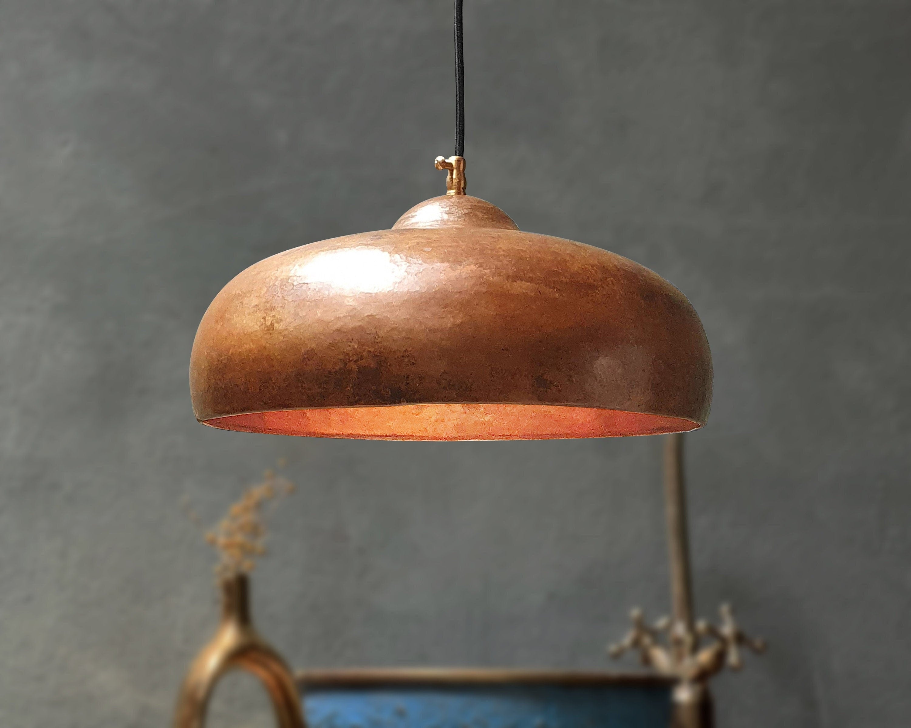 Modern Copper Pendant Light – Elegant Ceiling Lighting