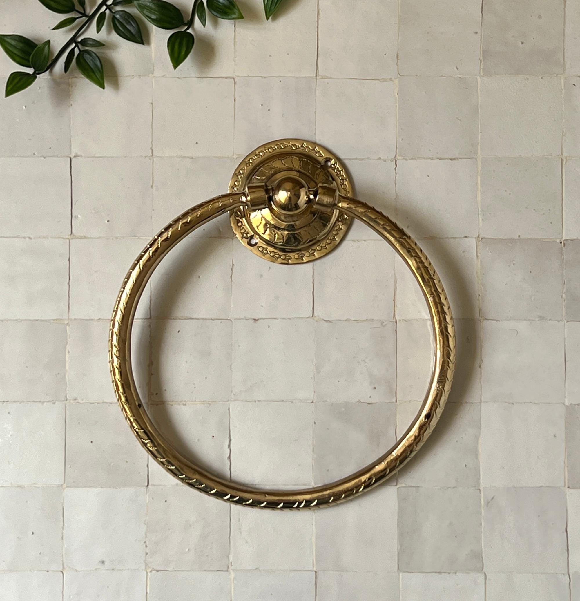 Unlacquered Brass Towel Ring
