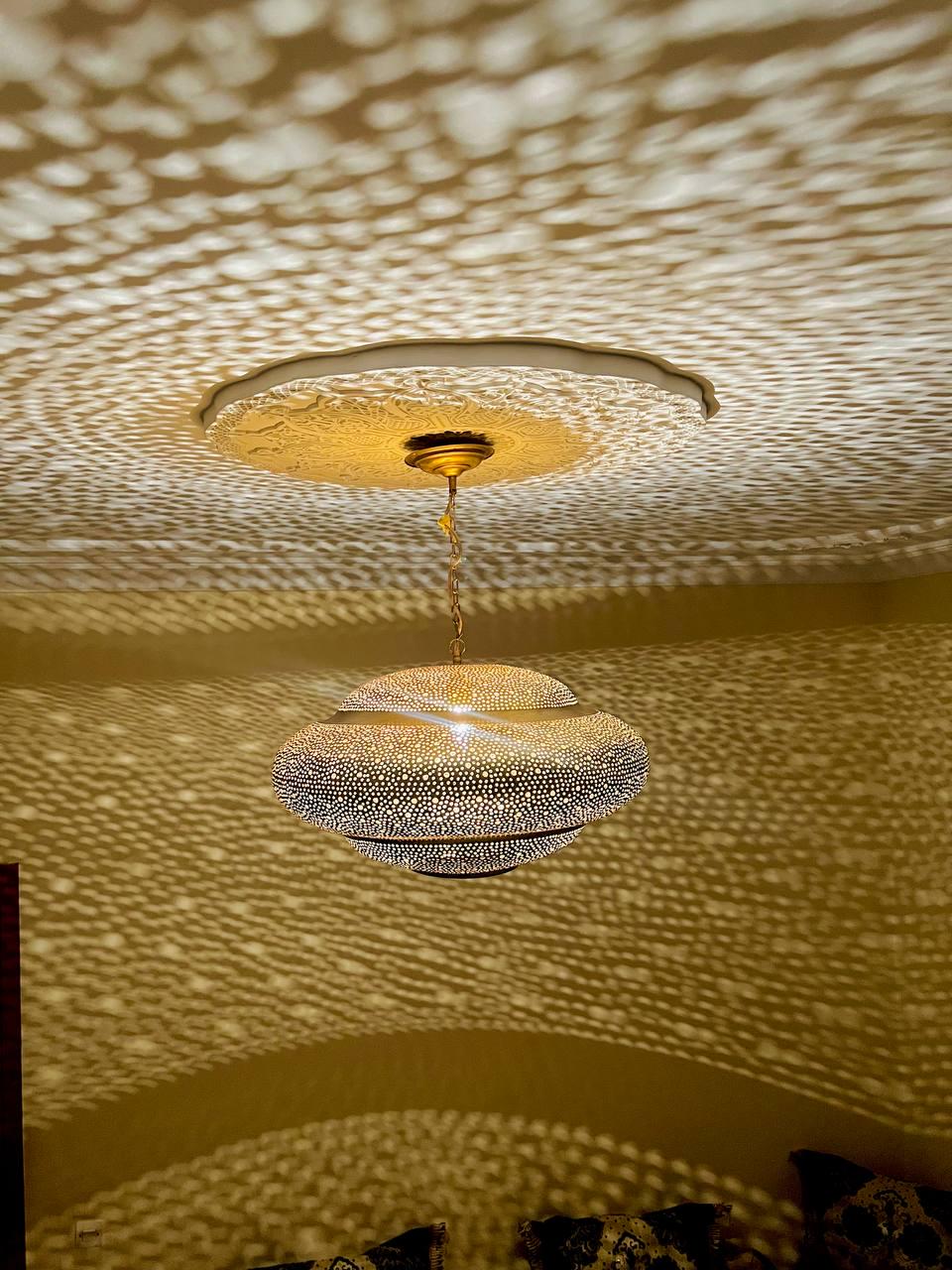 Moroccan Brass Pendant Light