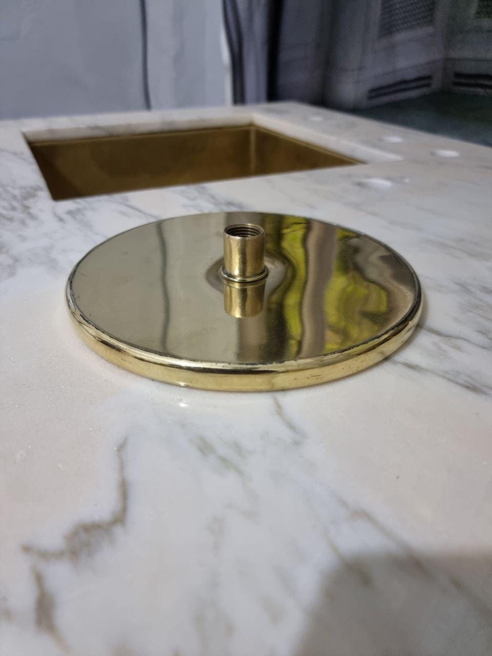 Handcrafted Brass Shower Head – Luxury Rainfall Fixture