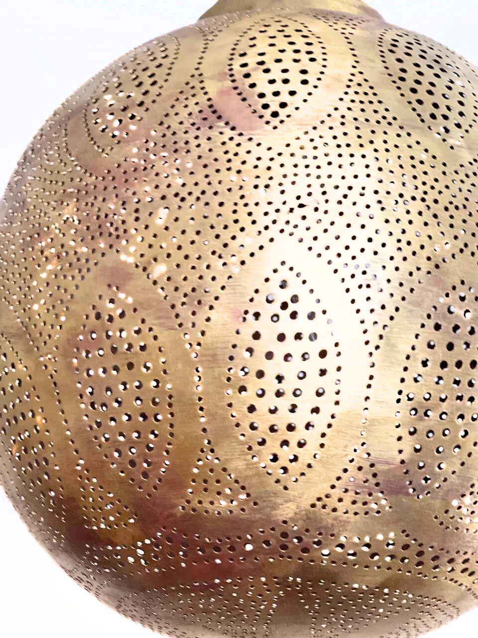 Handmade Brass Vintage Lamp – Moroccan Pendant Light