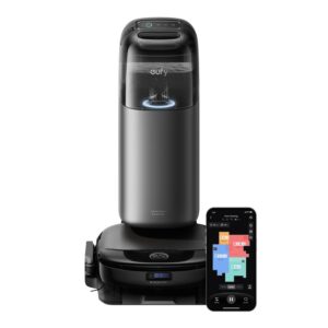 eufy Omni S1 Pro Robot Vacuum and Mop, 8000Pa Suction, Self-Emptying & Mop Washing, HydroJet Ozone Cleaning, Smart Obstacle Avoidance, All-in-One Station