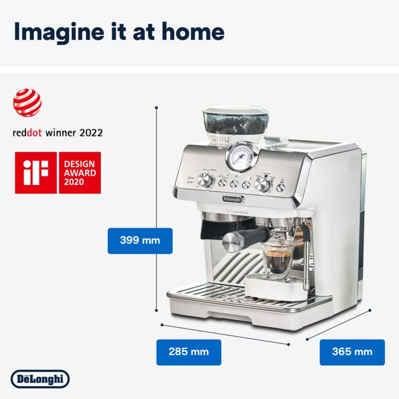 De’Longhi La Specialista Metal EC9155.MB – Barista-Style Pump Espresso & Cappuccino Machine with Sensor Grinder, 1450 W, Metal Black - Image 20