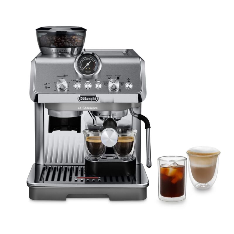 De’Longhi La Specialista Metal EC9155.MB – Barista-Style Pump Espresso & Cappuccino Machine with Sensor Grinder, 1450 W, Metal Black - Image 4