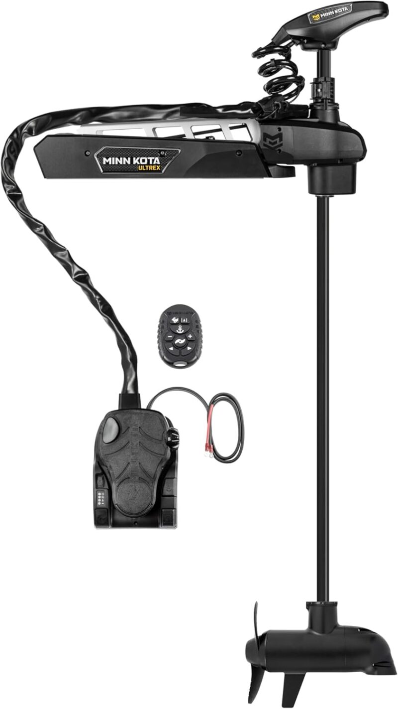 Minn Kota 1368902 Ultrex Quest Brushless Bow-Mount Trolling Motor with Dual Spectrum Chirp Sonar, Micro Remote, 90/115 Lb. Thrust, 60 in. Shaft, Freshwater