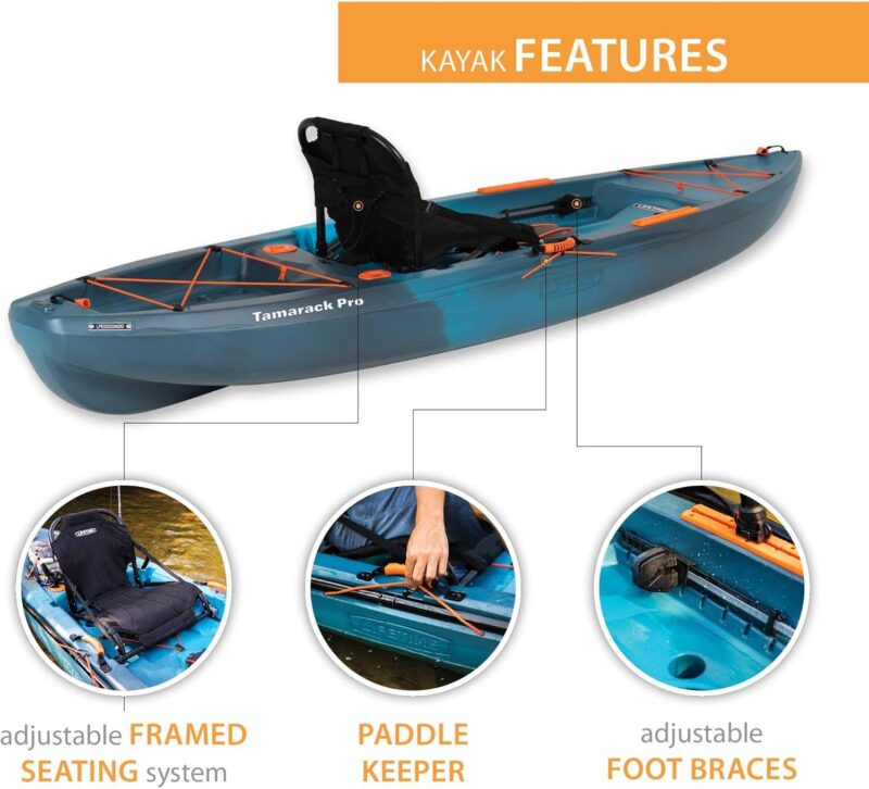 Lifetime Tamarack Pro 103 Sit-On-Top Kayak, Lightning Fusion, 10 ft. 3 in. - Image 4