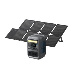 Anker SOLIX C300 Portable Power Station – 288 Wh LiFePO₄, 300 W (600 W Surge), 140 W Two-Way Fast Charge, 8-Port Solar Generator for Camping & Emergencies