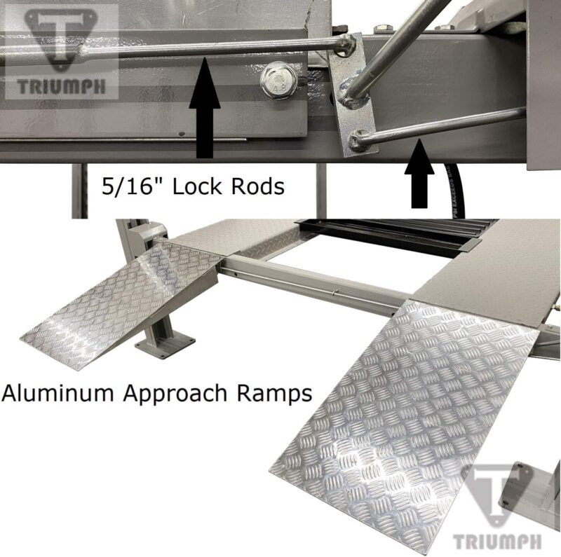 TRIUMPH NSS-8 8000 lbs / 3,628 kg 4 Post Car Lift – Heavy Duty Storage & Service Auto Hoist for Cars and Trucks - Image 6