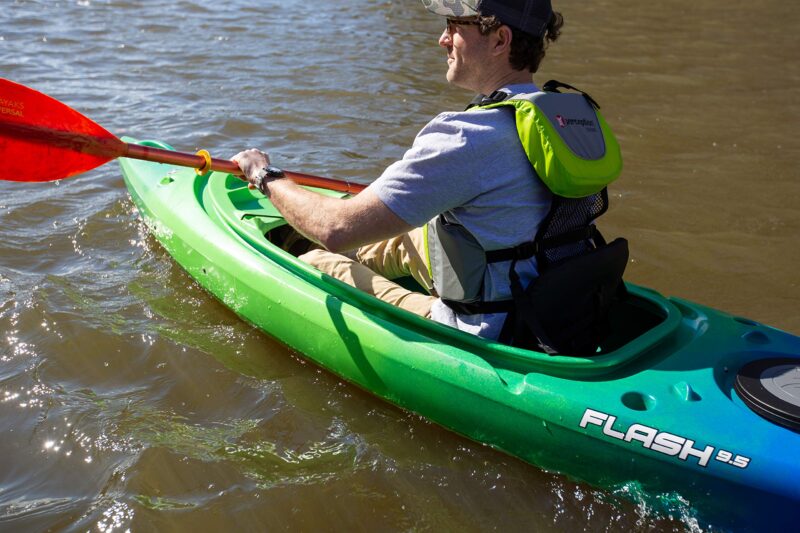 Perception Flash 9.5 | Sit Inside Kayak | Rod Holders and Rear Storage | 9' 6" - Image 7